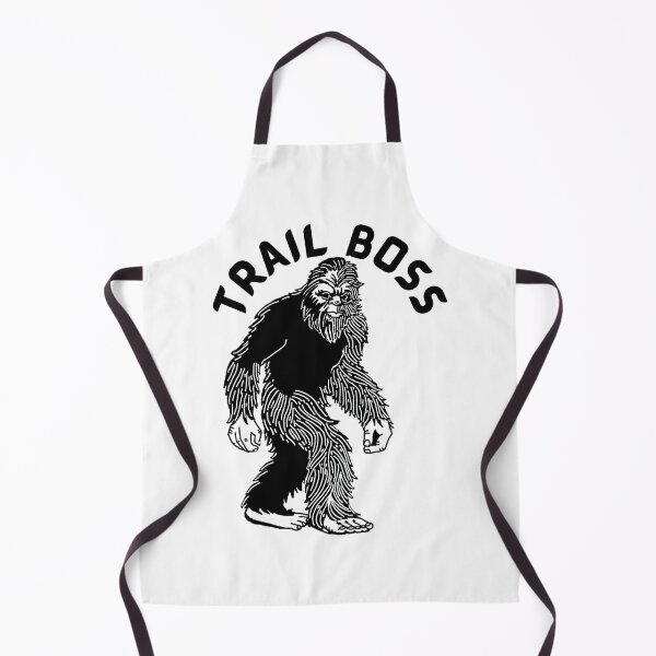 Item preview, Trail Boss Sasquatch Big Foot Black & White designed and sold by MsBrillMakes.