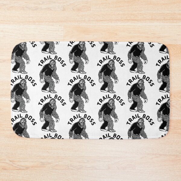Item preview, Trail Boss Sasquatch Big Foot Black & White  designed and sold by MsBrillMakes.
