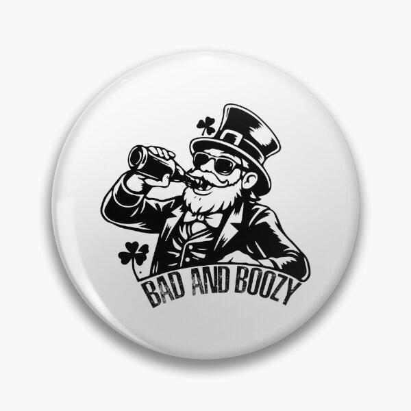 Item preview, Bad And Boozy - Funny St Patricks Day Drinking Humor Gift designed and sold by FuzionRaptor.