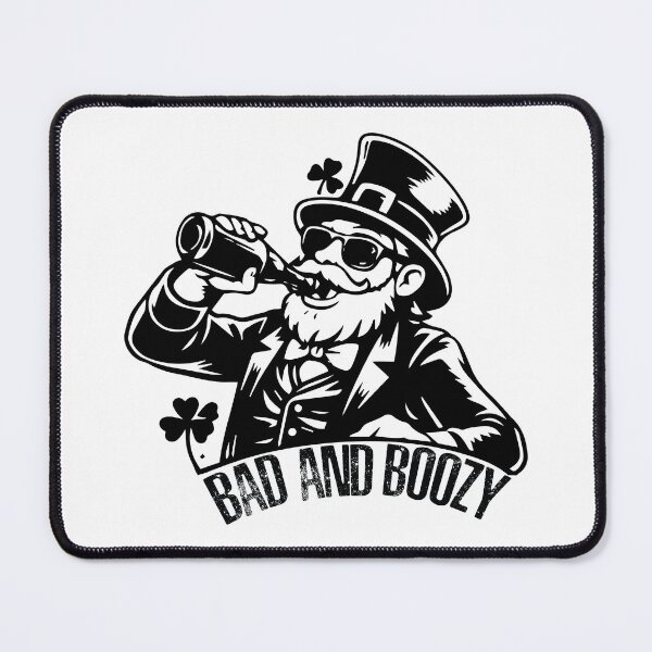 Item preview, Bad And Boozy - Funny St Patricks Day Drinking Humor Gift designed and sold by FuzionRaptor.