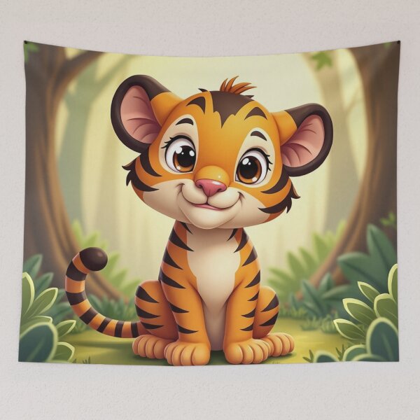 Item preview, Cartoon Tiger designed and sold by laurakerr.