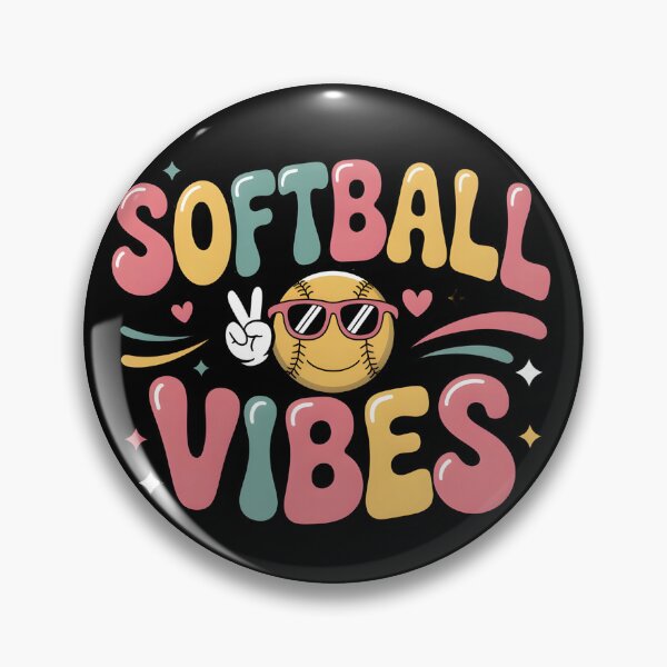 Item preview, Softball Vibes Shirt for Girls Women Fastpitch Game Day designed and sold by THREE LITTLE BEANS.