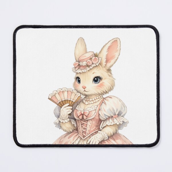 Item preview, Vintage Victorian Bunny Lady – Cute Elegant Rabbit Cottagecore Design designed and sold by timizar.