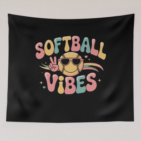 Item preview,  Softball Vibes Shirt for Girls Women Fastpitch Game Day designed and sold by THREE LITTLE BEANS.