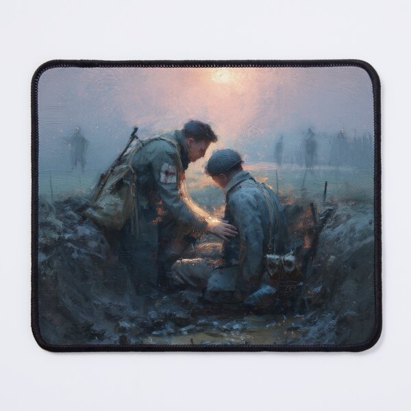 Item preview, Medic in the Trenches at Dusk designed and sold by Rtymer.
