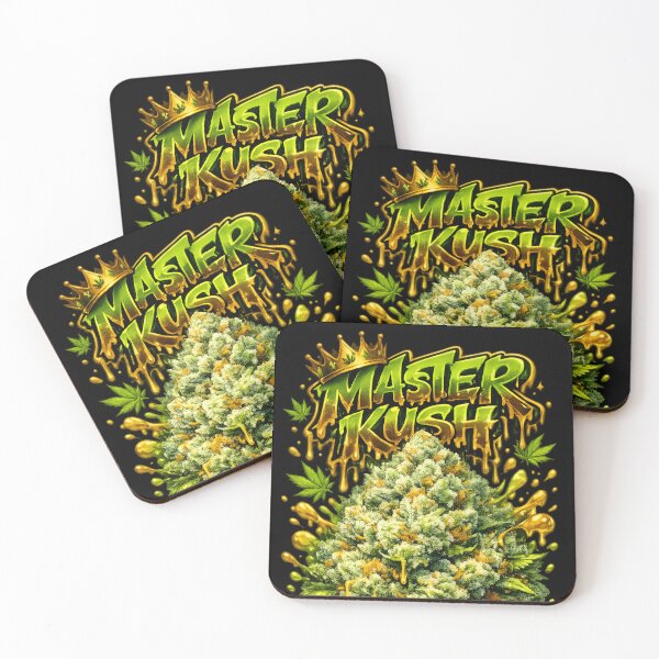 Item preview, Master Kush Graffiti Print | Earthy Sweet Indica Hybrid Typography | Strong Relaxing 420 designed and sold by WAUZ.
