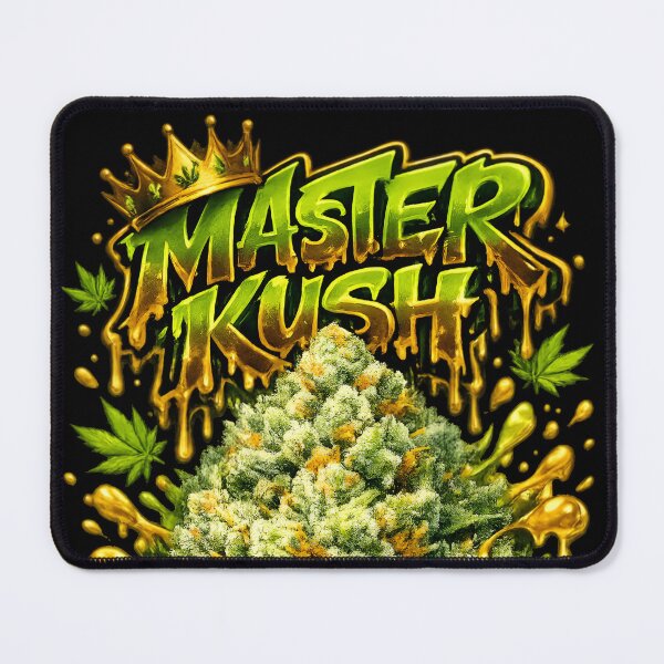 Item preview, Master Kush Graffiti Print | Earthy Sweet Indica Hybrid Typography | Strong Relaxing 420 designed and sold by WAUZ.