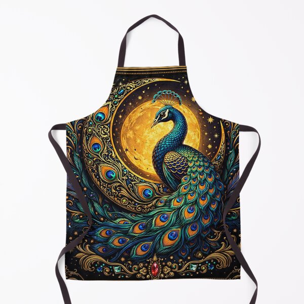 Item preview, Celestial Peacock Moon Elegance designed and sold by Pixel Junkies Studio.