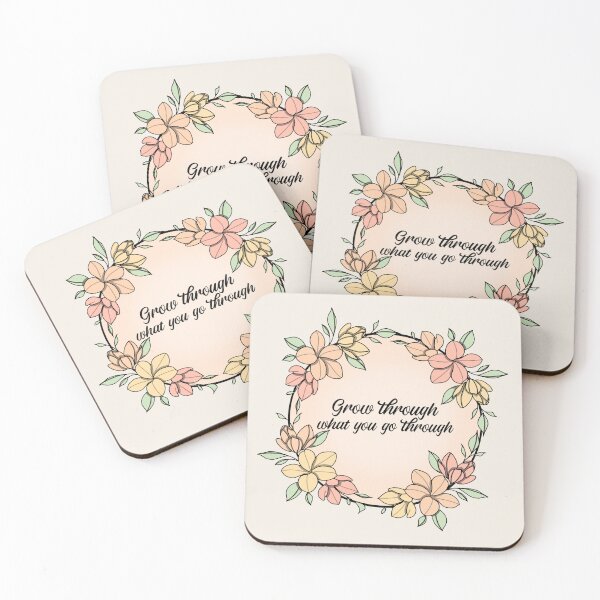 Item preview, Blooming quote circle designed and sold by Pamelarts.