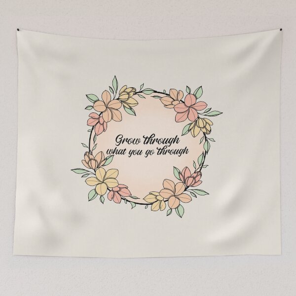 Item preview, Blooming quote circle designed and sold by Pamelarts.