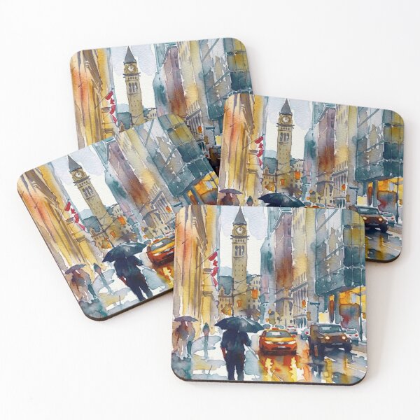 Item preview, Rainy Toronto Street designed and sold by caracatita75.