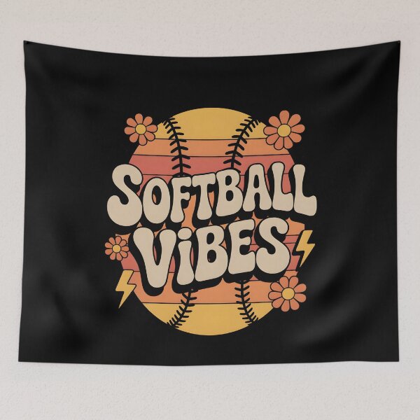 Item preview, Softball Vibes Shirt for Girls Women Fastpitch Game Day designed and sold by THREE LITTLE BEANS.