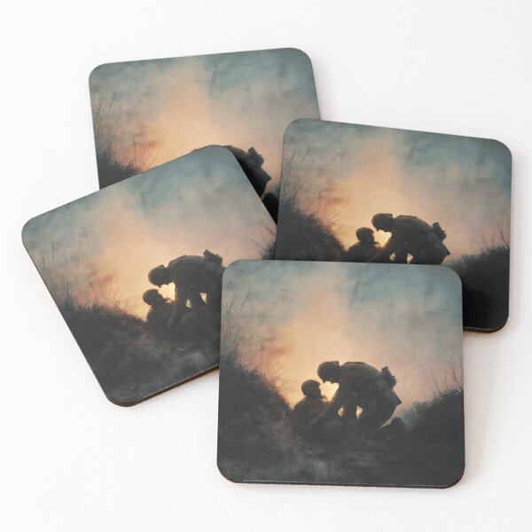Item preview, Medic in the Trenches at Dusk designed and sold by Rtymer.