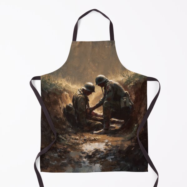 Item preview, Medic in the Trenches at Dusk designed and sold by Rtymer.