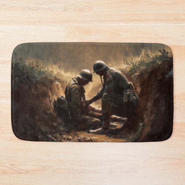 Item preview, Medic in the Trenches at Dusk designed and sold by Rtymer.