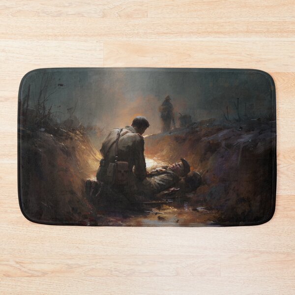 Item preview, Medic in the Trenches at Dusk designed and sold by Rtymer.
