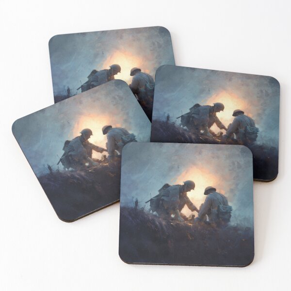 Item preview, Medic in the Trenches at Dusk designed and sold by Rtymer.