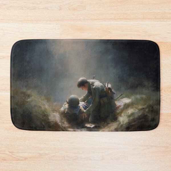 Item preview, Medic in the Trenches at Dusk designed and sold by Rtymer.