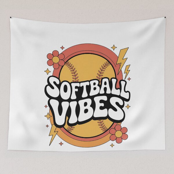 Item preview, Softball Vibes Shirt for Girls Women Fastpitch Game Day designed and sold by THREE LITTLE BEANS.