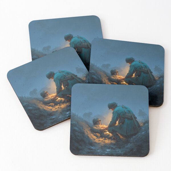 Item preview, Medic in the Trenches at Dusk designed and sold by Rtymer.