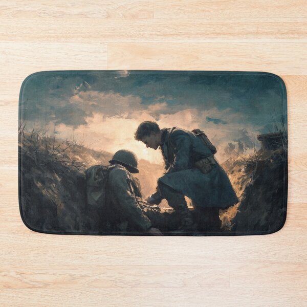 Item preview, Medic in the Trenches at Dusk designed and sold by Rtymer.