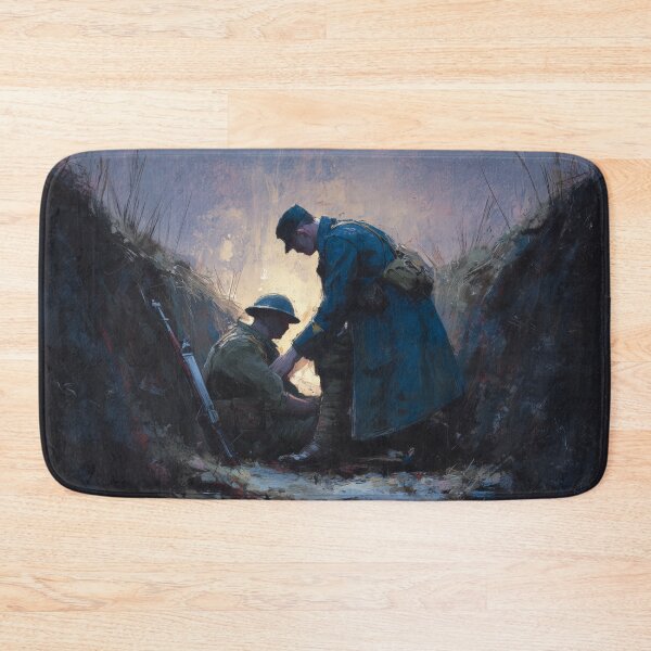 Item preview, Medic in the Trenches at Dusk designed and sold by Rtymer.