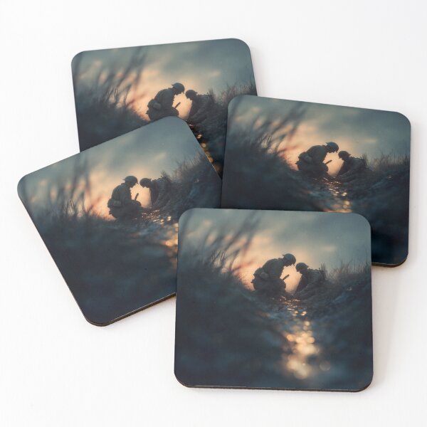 Item preview, Medic in the Trenches at Dusk designed and sold by Rtymer.
