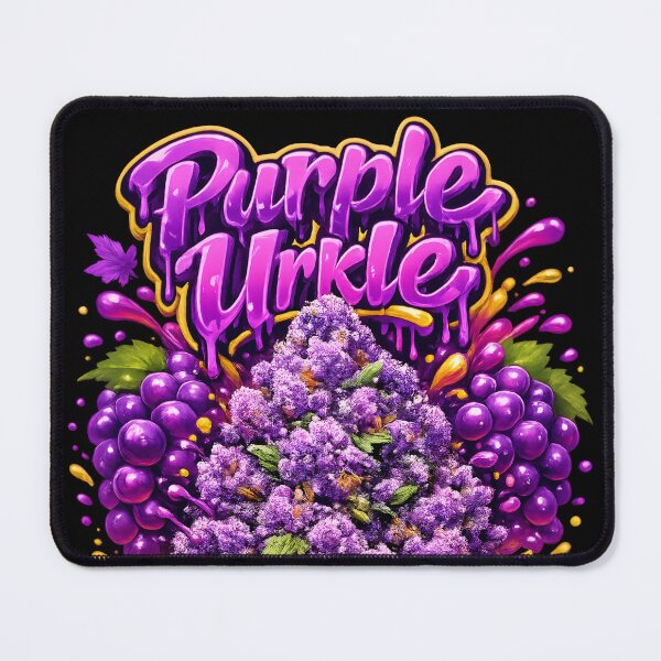 Item preview, Purple Urkle Graffiti Print | Grape Sweet Purple Indica Typography | Sedating 420 designed and sold by WAUZ.