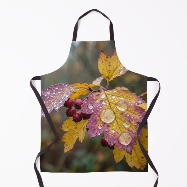 Item preview, Hawthorn Leaves and Berries in the Rain designed and sold by Tridentulus.