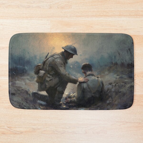 Item preview, Medic in the Trenches at Dusk designed and sold by Rtymer.