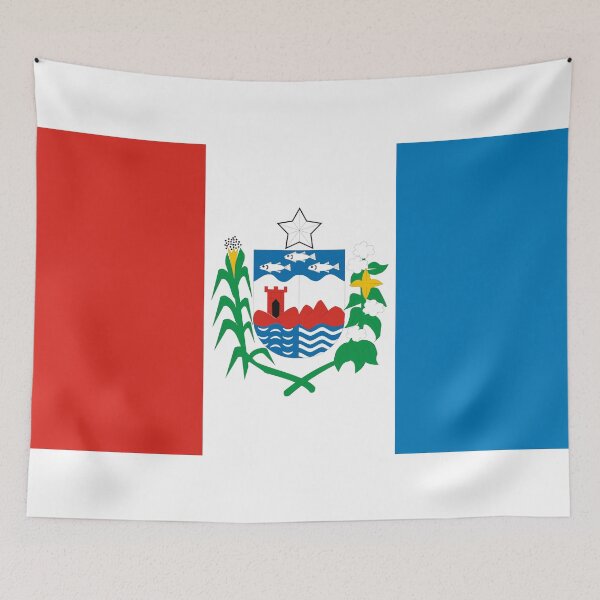 Item preview, State of Alagoas Flag - Brazil Waters & Turquoise Coast Pride designed and sold by NTGUILTY.
