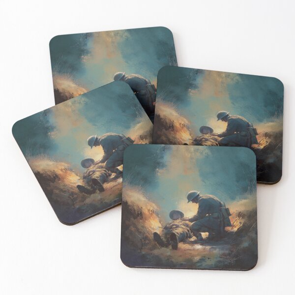 Item preview, Medic in the Trenches at Dusk designed and sold by Rtymer.