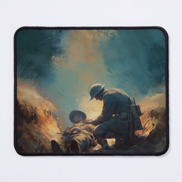 Item preview, Medic in the Trenches at Dusk designed and sold by Rtymer.