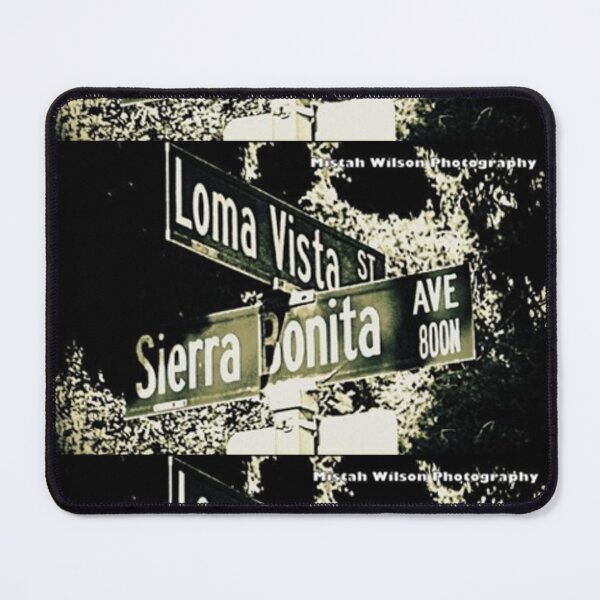Item preview, Loma Vista Street & Sierra Bonita Avenue, Pasadena, California by Mistah Wilson designed and sold by The Street Sign Store.