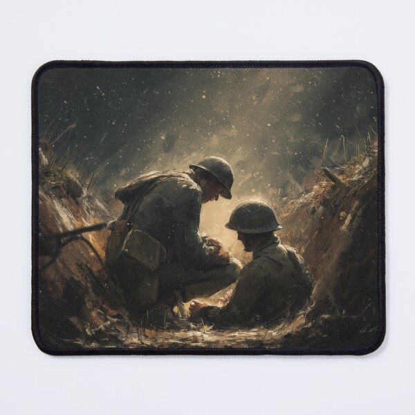 Item preview, Medic in the Trenches at Dusk designed and sold by Rtymer.