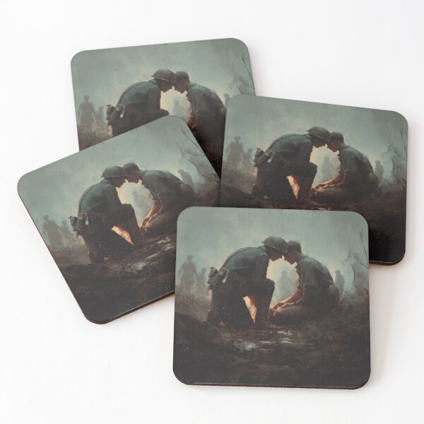Item preview, Medic in the Trenches at Dusk designed and sold by Rtymer.