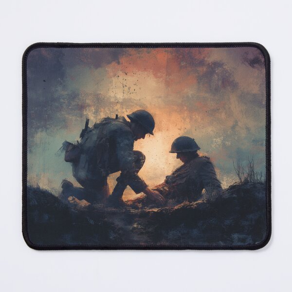 Item preview, Medic in the Trenches at Dusk designed and sold by Rtymer.