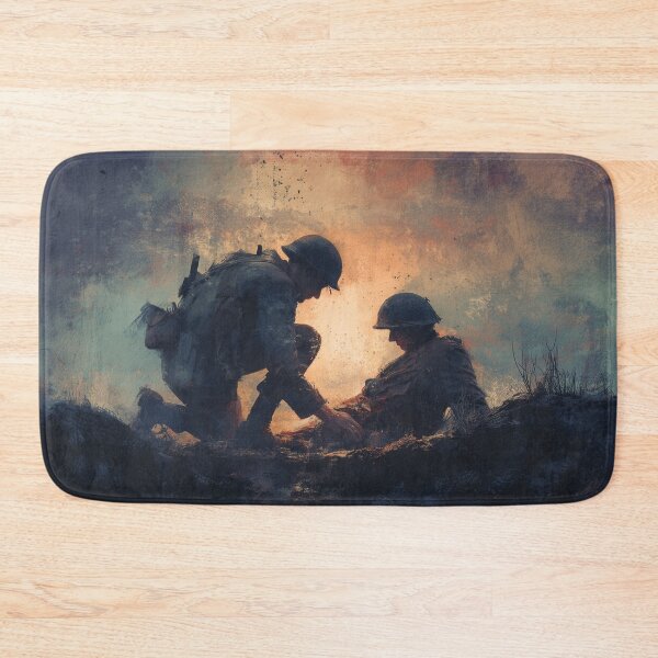 Item preview, Medic in the Trenches at Dusk designed and sold by Rtymer.