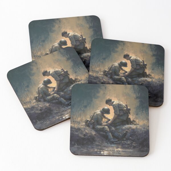 Item preview, Medic in the Trenches at Dusk designed and sold by Rtymer.
