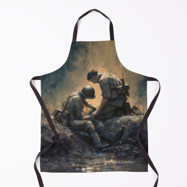 Item preview, Medic in the Trenches at Dusk designed and sold by Rtymer.
