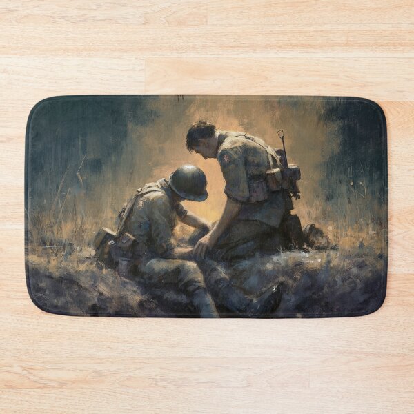 Item preview, Medic in the Trenches at Dusk designed and sold by Rtymer.