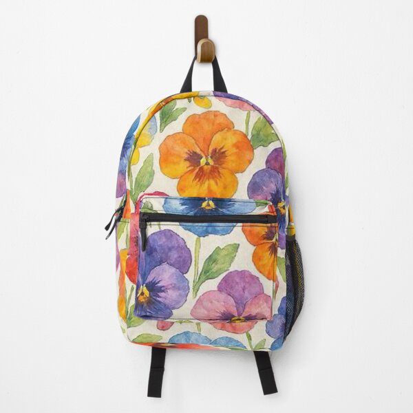 Item preview, Multicolored Pansy Pattern designed and sold by TinCatOutPost.