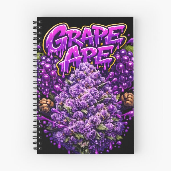 Item preview, Grape Ape Graffiti Print | Grape Indica Strain Typography | Relaxing 420 designed and sold by WAUZ.