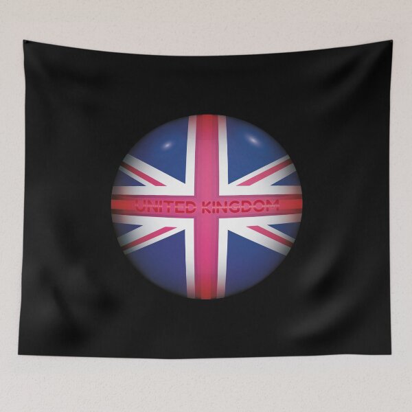 Item preview, UK Flag Crystal Ball – United Kingdom Pride Design designed and sold by MONTRIS.