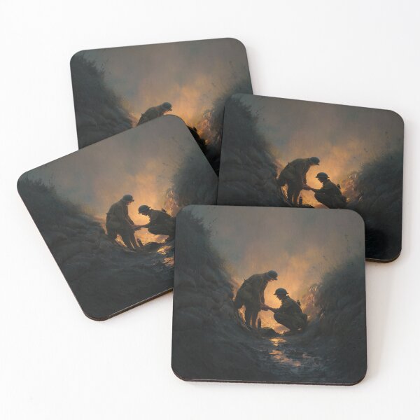 Item preview, Medic in the Trenches at Dusk designed and sold by Rtymer.