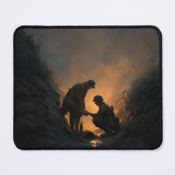 Item preview, Medic in the Trenches at Dusk designed and sold by Rtymer.