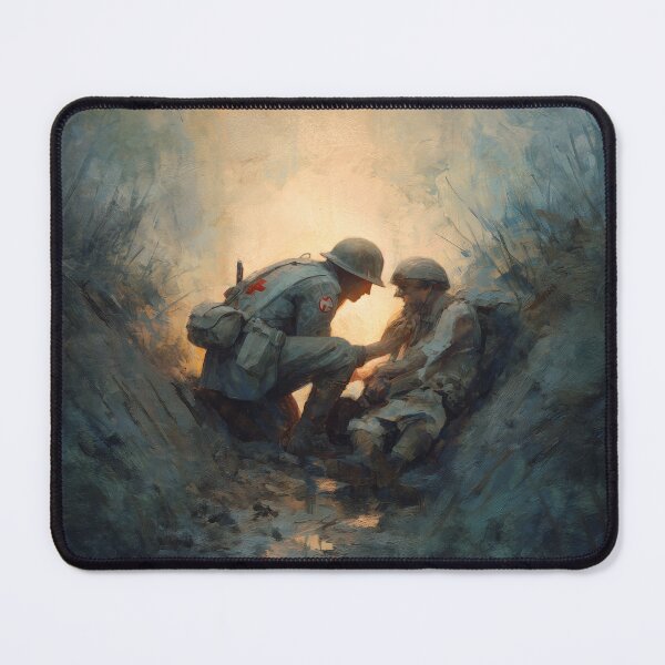 Item preview, Medic in the Trenches at Dusk designed and sold by Rtymer.