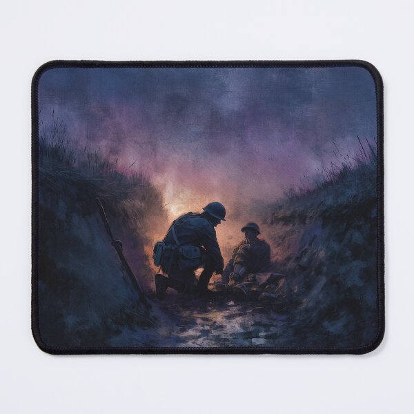Item preview, Medic in the Trenches at Dusk designed and sold by Rtymer.