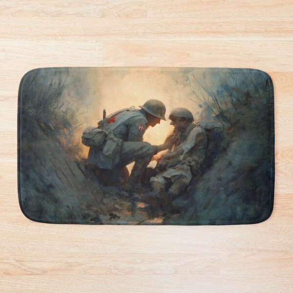 Item preview, Medic in the Trenches at Dusk designed and sold by Rtymer.