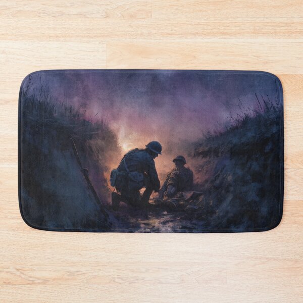 Item preview, Medic in the Trenches at Dusk designed and sold by Rtymer.